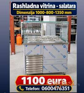 Rashladna vitrina-tip salatara dimenzija 1000-800-1350mm